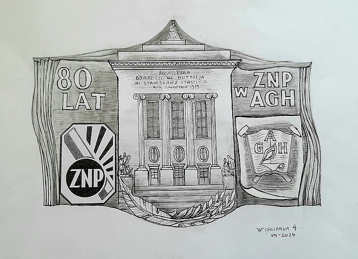 Szkic medalu jubileuszowego